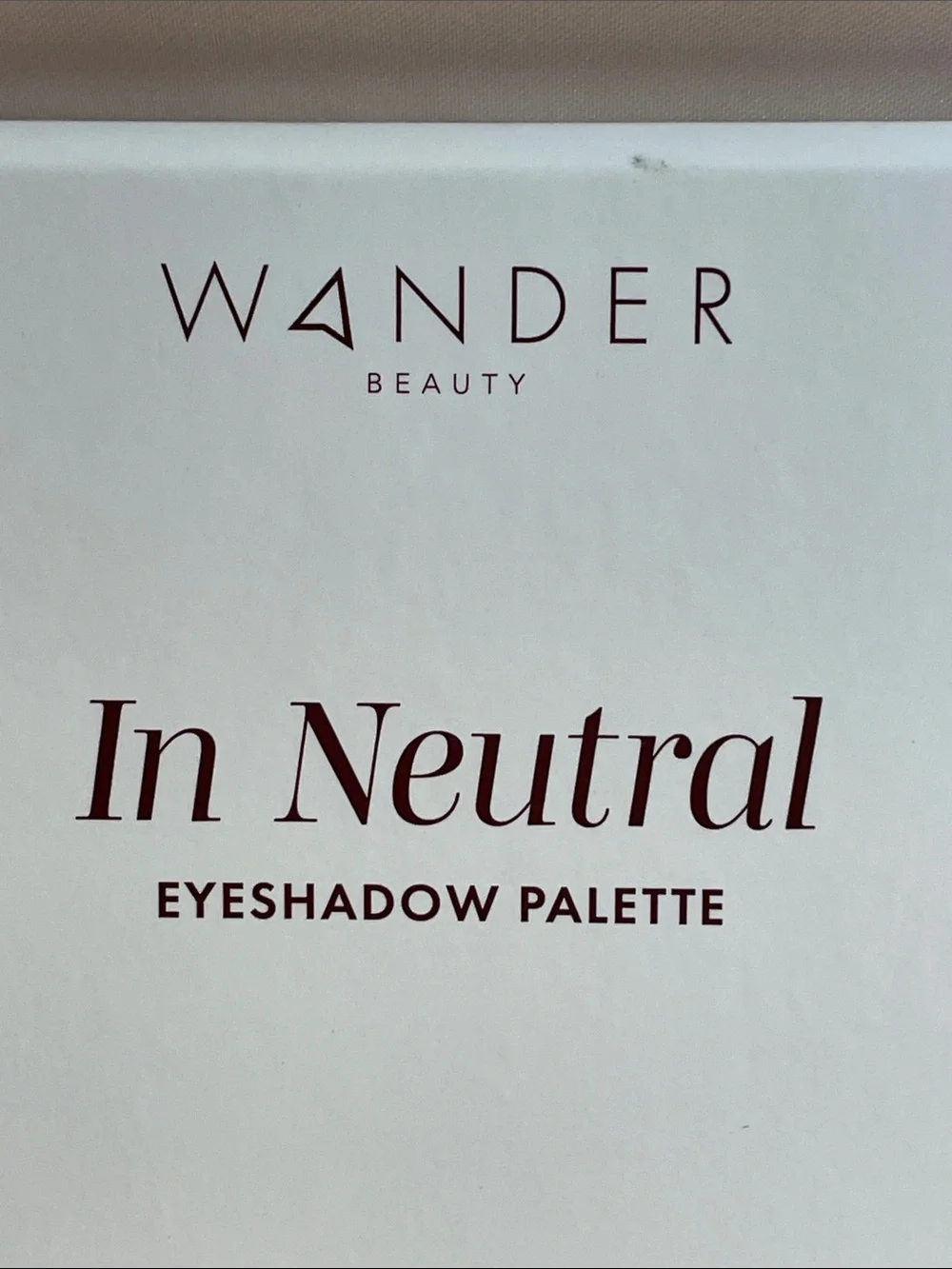 Wander Beauty In Neutral Eyeshadow Palette - NEW $42 MSRP